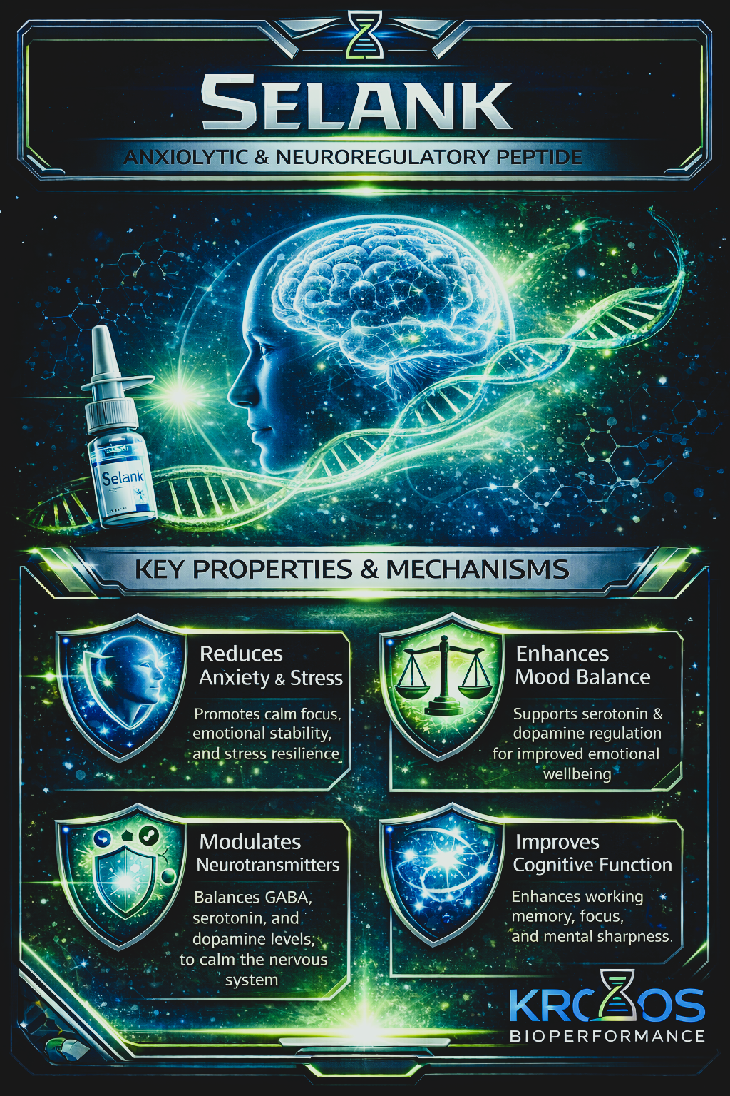 NA SELANK: N-Acetyl Selank Amidate (10mg) - Image 2
